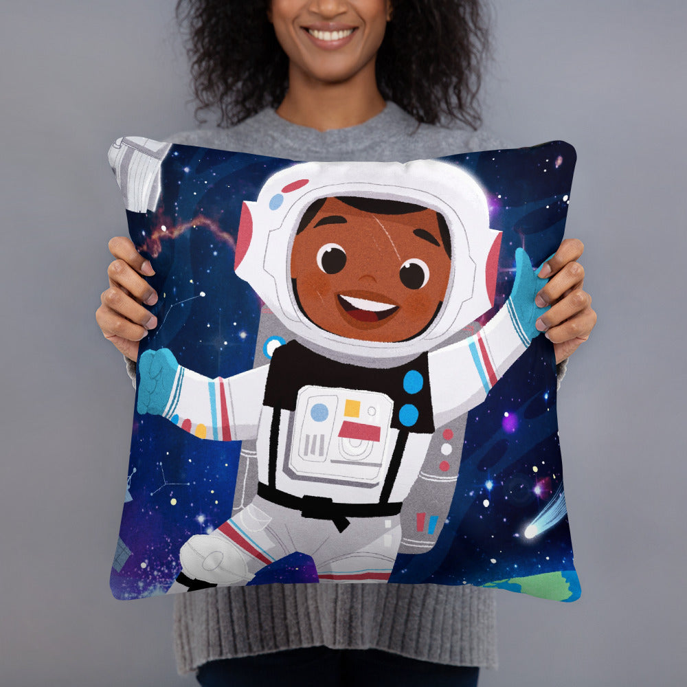Hypebeast Astronaut Throw Pillow