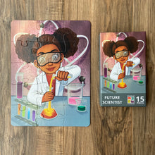 Chemistry Girl Puzzle (9in x 12in w/ 15 pieces)
