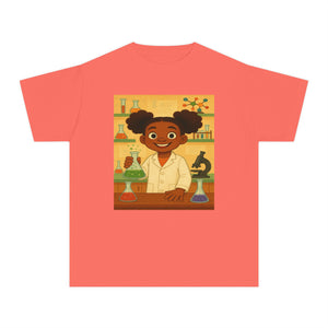 African American Girl Scientist T-Shirt (Black Girl Scientist)