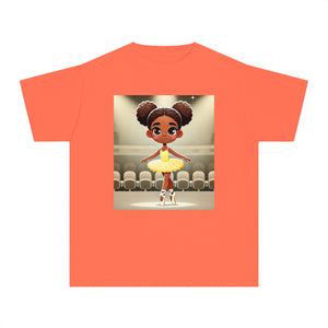 Youth - Powerful Ballerina T-Shirt for Black Girls