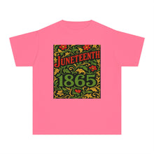 Juneteenth Floral T Shirt for Girls | Juneteenth 1865 Shirt | Black History Shirt for Kids | African American Pride Tee