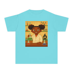 African American Girl Scientist T-Shirt (Black Girl Scientist)