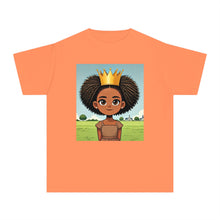 Youth - Young Princess Midweight T-Shirt (African American / Black Girl)