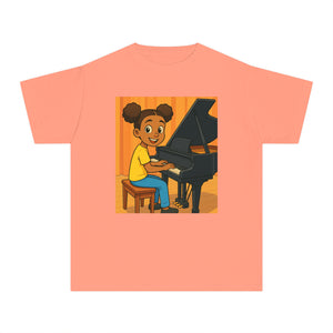 Black Girl Piano T-Shirt – Celebrate Music, Talent, and Representation