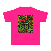 Juneteenth Floral T Shirt for Girls | Juneteenth 1865 Shirt | Black History Shirt for Kids | African American Pride Tee