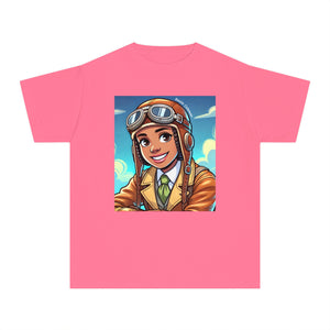 Black History Month T-Shirt for Kids - Bessie Coleman, Black History T-Shirt for Girls and Boys