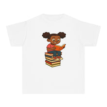 Reading Book Stack T-Shirt for Girls