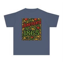 Juneteenth Floral T Shirt for Girls | Juneteenth 1865 Shirt | Black History Shirt for Kids | African American Pride Tee