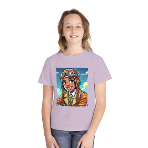 Black History Month T-Shirt for Kids - Bessie Coleman, Black History T-Shirt for Girls and Boys