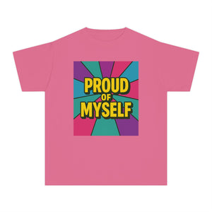 "PROUD OF MYSELF" Affirmation T-Shirt for Kids