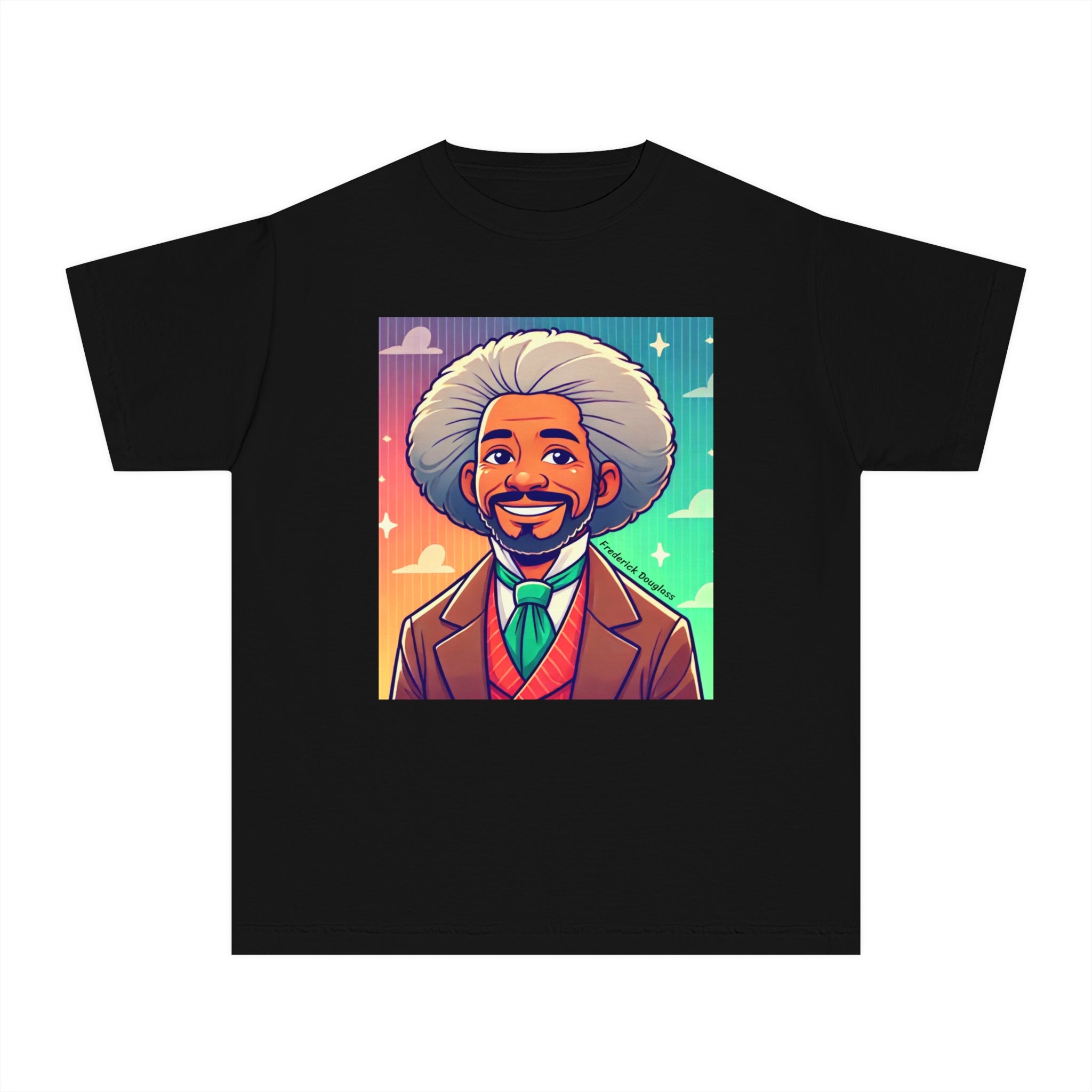 Black History Month T-shirt for Kids - Frederick Douglass, Black History T-Shirt for Boys and Girls