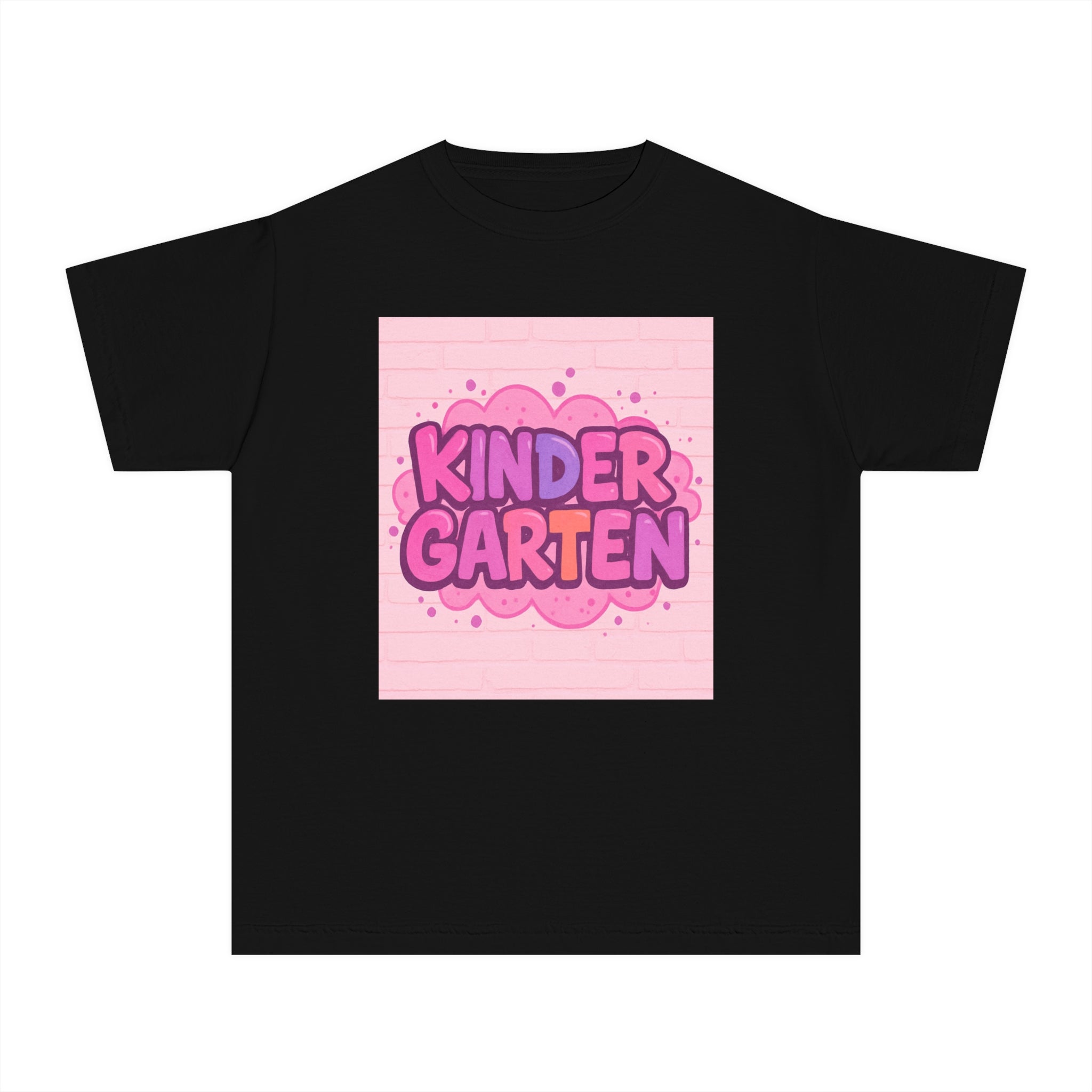 First Day of Kindergarten Shirt – Girls Graffiti Style