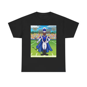 Adult - HBCU Drum Major T-Shirt (Blue, White, and Red)