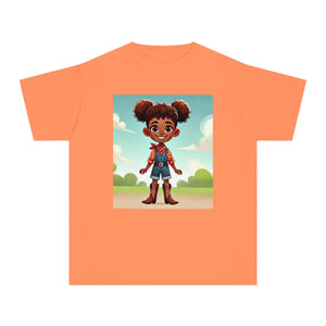 Youth - Cowgirl T-shirt (African American Cowgirl / Black Cowgirl)