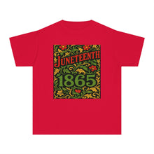 Juneteenth Floral T Shirt for Girls | Juneteenth 1865 Shirt | Black History Shirt for Kids | African American Pride Tee