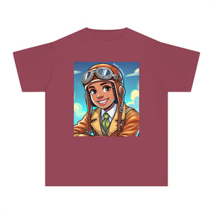 Black History Month T-Shirt for Kids - Bessie Coleman, Black History T-Shirt for Girls and Boys