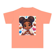 Youth - Heart Hands Midweight T-Shirt (African American / Black Girl)