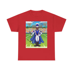 Adult - HBCU Drum Major T-Shirt (Blue, White, and Red)