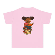Reading Book Stack T-Shirt for Girls