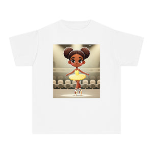 Youth - Powerful Ballerina T-Shirt for Black Girls