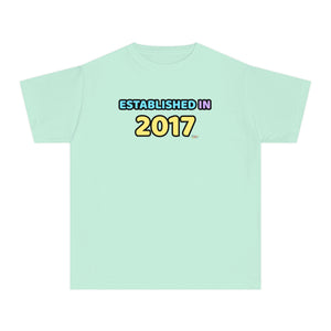 Back to School "Established in 2017" Age, Birthday, Grade, Girls T-shirt