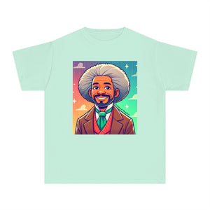 Black History Month T-shirt for Kids - Frederick Douglass, Black History T-Shirt for Boys and Girls