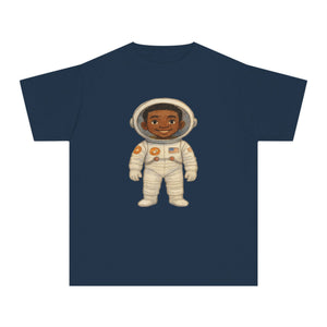 African American Boy Astronaut (Black Boy Astronaut) T-Shirt