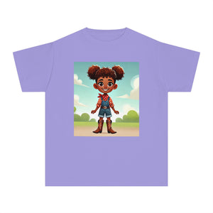 Youth - Cowgirl T-shirt (African American Cowgirl / Black Cowgirl)