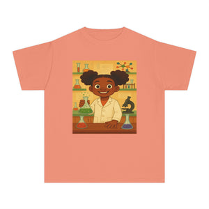 African American Girl Scientist T-Shirt (Black Girl Scientist)