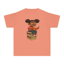 Reading Book Stack T-Shirt for Girls