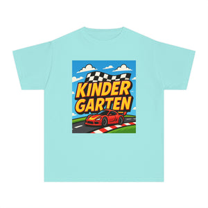Kindergarten Back to School Race Car T-Shirt for Boys
