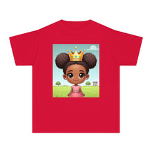 Youth - Young Amazing Queen Midweight T-Shirt (African American / Black Girl)