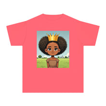 Youth - Young Princess Midweight T-Shirt (African American / Black Girl)