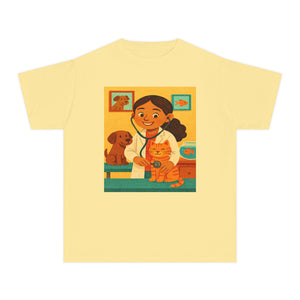 Hispanic Veterinarian T-Shirt for GIrl (Latina Veterinarian)