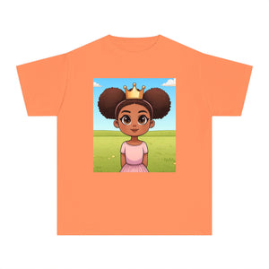 Youth - Young Queen Midweight T-Shirt (African American / Black Girl)