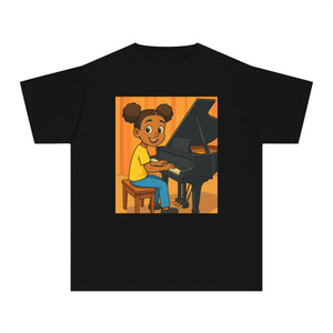 Black Girl Piano T-Shirt – Celebrate Music, Talent, and Representation
