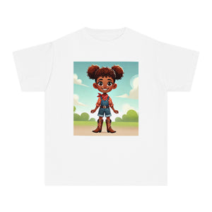 Youth - Cowgirl T-shirt (African American Cowgirl / Black Cowgirl)