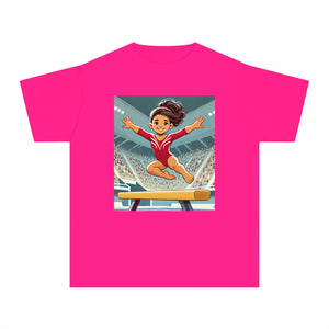 Youth - Amazing Girls Gymnastics T-Shirt (Latina / Hispanic Girl)