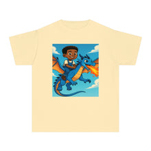 Fire Dragon T-Shirt for Boys (African American Boy / Black Boy)