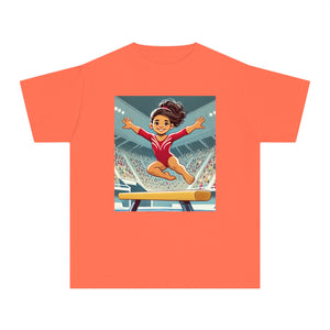 Youth - Amazing Girls Gymnastics T-Shirt (Latina / Hispanic Girl)