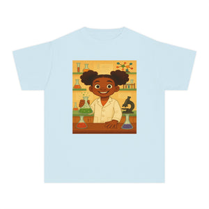 African American Girl Scientist T-Shirt (Black Girl Scientist)