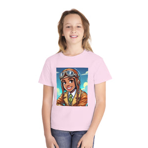 Black History Month T-Shirt for Kids - Bessie Coleman, Black History T-Shirt for Girls and Boys