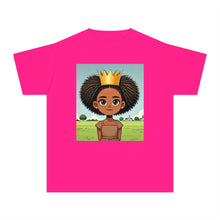 Youth - Young Princess Midweight T-Shirt (African American / Black Girl)