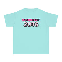 Back to School "Established in 2016" Age, Birthday, Grade, Girls T-shirt