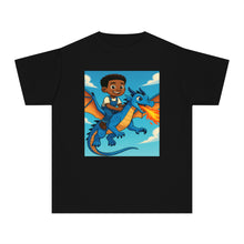 Fire Dragon T-Shirt for Boys (African American Boy / Black Boy)