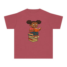 Reading Book Stack T-Shirt for Girls