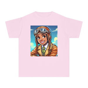 Black History Month T-Shirt for Kids - Bessie Coleman, Black History T-Shirt for Girls and Boys