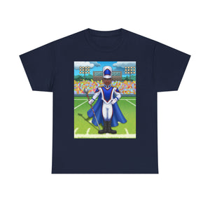 Adult - HBCU Drum Major T-Shirt (Blue, White, and Red)