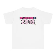 Back to School "Established in 2016" Age, Birthday, Grade, Girls T-shirt