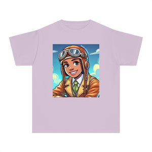 Black History Month T-Shirt for Kids - Bessie Coleman, Black History T-Shirt for Girls and Boys